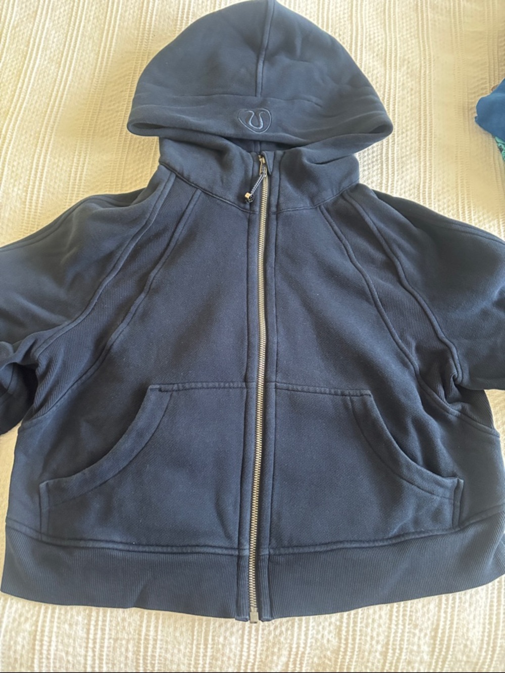 Lululemon scuba Navy Zip-Up Hoodie